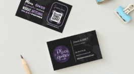 Carte de visite place o épices